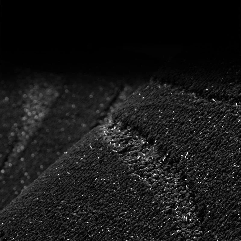 BLACK & BLACK STITCHING DIAMOND BASE WITH BLACK TOP CARPET DOUBLE LAYER GALAXY CAR MAT SET - Carsilks 