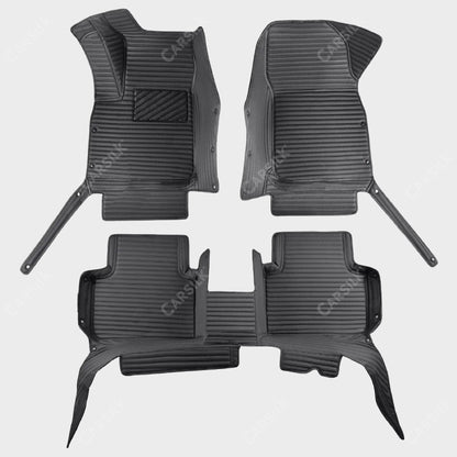 GALAXY CUSTOM SINGLE LAYER CAR MATS SET BLACK - Carsilks 