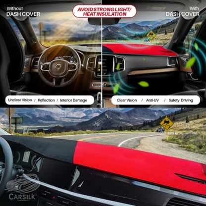 Black Coffee Custom Fit Car Dash Covers - Carsilks 