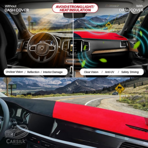 Black Coffee Custom Fit Car Dash Covers - Carsilks 