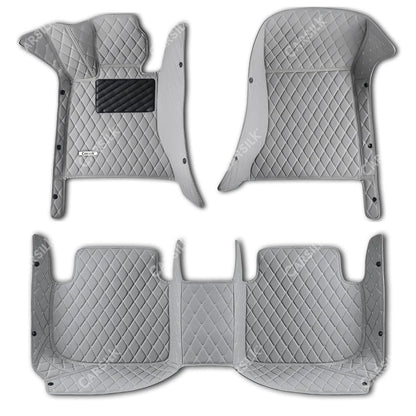 LIGHT GRAY DIAMOND LUXURY CAR FLOOR MATS - Carsilks 