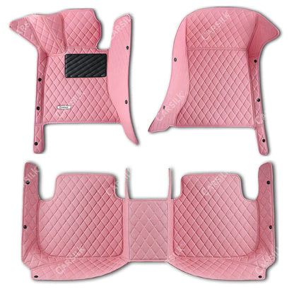 PINKY DIAMOND PATTERN CAR MATS SET - Carsilks 