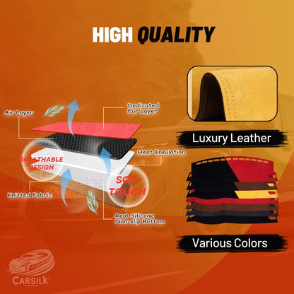 Black Coffee Custom Fit Car Dash Covers - Carsilks 