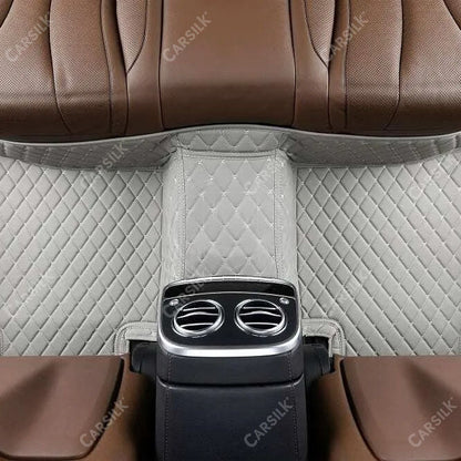 LIGHT GRAY DIAMOND LUXURY CAR FLOOR MATS - Carsilks 