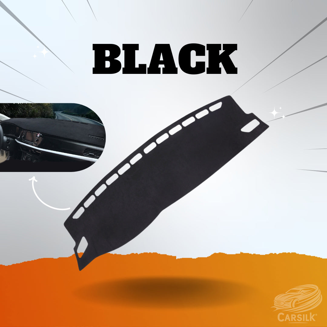 Black Custom Fit Car Dash Covers - Carsilks 