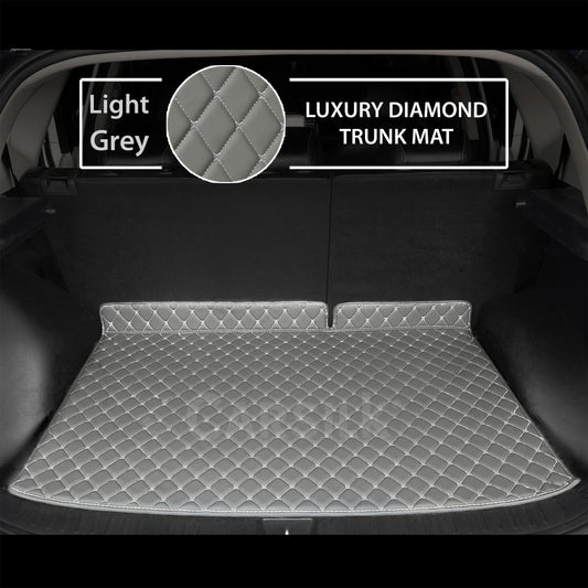 LIGHT GRAY LUXURY TRUNK CAR MATS SET - Carsilks 