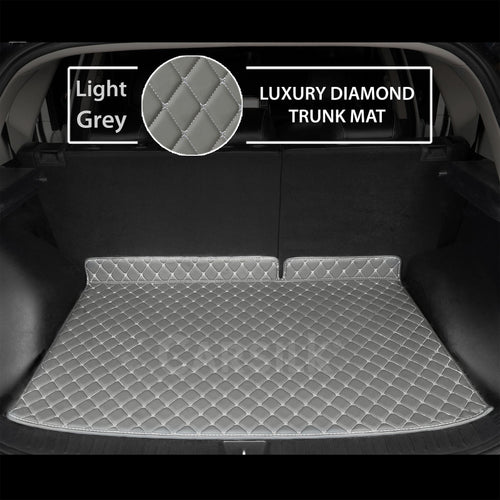 LIGHT GRAY LUXURY TRUNK CAR MATS SET - Carsilks 