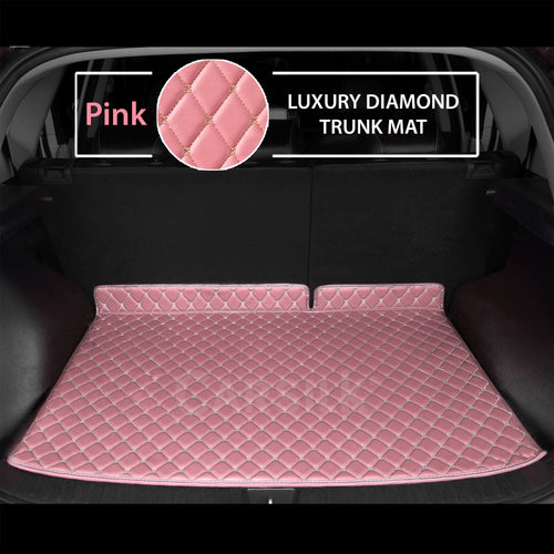 PINK DIAMOND LUXURY TRUNK CAR MATS SET - Carsilks 